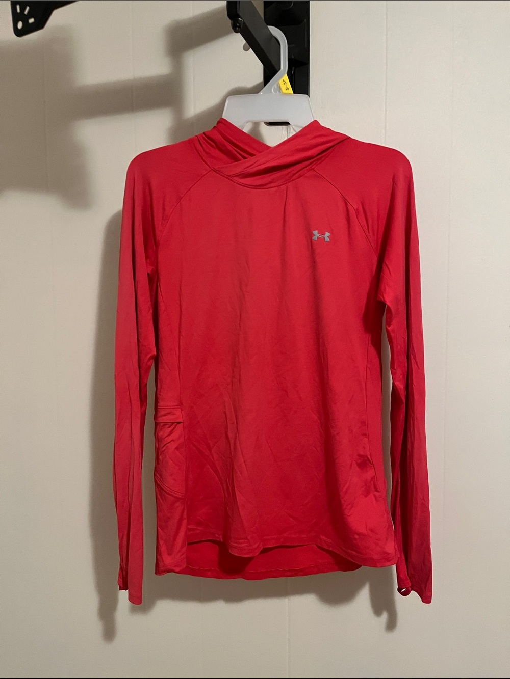 Under Armour Women’s Red Lightweight Long-Sleeve Hoodie